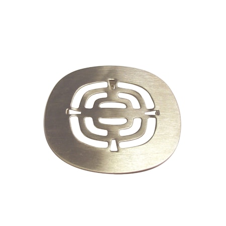 Westbrass Brass Snap-In Shower Strainer Grid in Satin Nickel D316-07